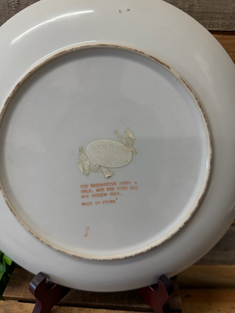 Decorative Fish/Shell Motif Ceramic Accent Plate - Multicolor - Picture 7 of 7
